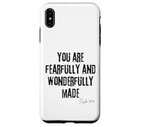 Fearfully and Wonderfully Made Psalm 139:14 Bible Worth Case for iPhone XS Max