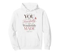 Fearfully and Wonderfully Made Psalm 139:14 Faith Pullover Hoodie