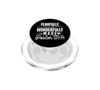 Fearfully and Wonderfully Made Psalm 139:14 Motivational PopSockets PopGrip for MagSafe