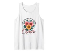 Fearfully Wonderfully Create Psalm 13:14 Christian Floral Tank Top