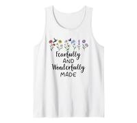 Fearfully & Wonderfully Made Shirts Bible Verse Psalm 139:14 Tank Top