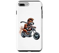 Fearless Bulldog On Motorcycle With Flames Case for iPhone 7 Plus/8 Plus