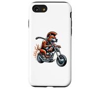 Fearless Bulldog On Motorcycle With Flames Case for iPhone SE (2020) / 7/8