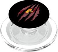 Fearless Demon Eyes Claw Scratches Halloween PopSockets PopGrip for MagSafe