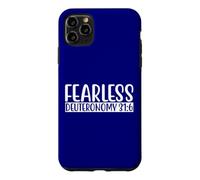 Fearless Deuteronomy 31:6 Christian Faith Bible Verse Case for iPhone 11 Pro Max