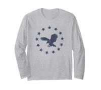 Fearless Eagle - Thirteen Stars of American Freedom Long Sleeve T-Shirt