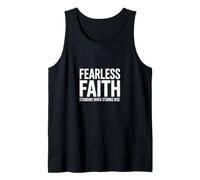 Fearless Faith Standing When Storms Rise Bold Tank Top