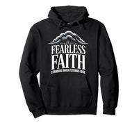 Fearless Faith Standing When Storms Rise Christian Pullover Hoodie