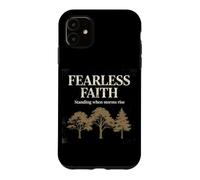 Fearless Faith Vintage Trees In The Storm Tee Case for iPhone 11