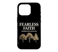 Fearless Faith Vintage Trees In The Storm Tee Case for iPhone 16 Pro