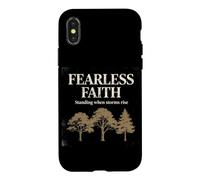 Fearless Faith Vintage Trees In The Storm Tee Case for iPhone X/XS