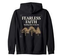 Fearless Faith Vintage Trees In The Storm Tee Zip Hoodie
