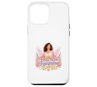 Fearless Feminine Energy Angel Wings Crown Art Case for iPhone 12 Pro Max