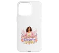 Fearless Feminine Energy Angel Wings Crown Art Case for iPhone 15 Pro Max