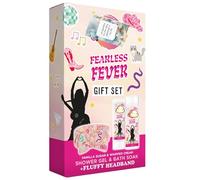 Fearless Fever Gift Set With Vanilla Sugar & Whipped Cream Flavour Shower Gel, Bath Soak And Super Fluffy Headband - By Oerich Gift