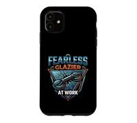 Fearless Glazier At Work Glass Installer Trade Case for iPhone 11