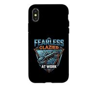 Fearless Glazier At Work Glass Installer Trade Case for iPhone X/XS