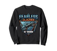 Fearless Glazier At Work Glass Installer Trade Sweatshirt