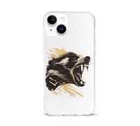 Fearless Honey-Badger Compatible with iPhone 15/15 Plus/15 Pro/15 Pro Max Phone Case TPU Protective Cover Shockproof Anti-Scratch