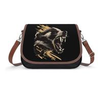 Fearless Honey-Badger Crossbody Bag Messenger Purse