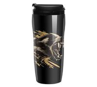 Fearless Honey-Badger Cute Coffee Cup Travel Mug with Leakproof Lid Double Wall Tumbler Water Bottle 350ml