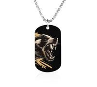 Fearless Honey-Badger Fashion Pendant Necklace Chain Personalized Graphic Jewellery