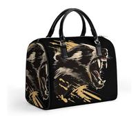 Fearless Honey-Badger Small Travel Duffel Tote Bag Handbag Purse for Office Work Nurse Teacher 15 Liters