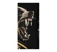 Fearless Honey-Badger Trifold Long Wallet for Men Women PU Leather Card Holder Purse Clutch