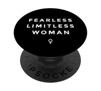 Fearless Limitless Woman Happy International Women's Day PopSockets Adhesive PopGrip