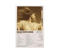 FEARLESS - Music Album Poster Canvas Poster Wall Art Decor Print Picture Paintings for Living Room Bedroom Decoration Unframe-style 08x12inch(20x30cm)