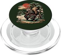 Fearless Samurai Squirrel Japanese Warrior Katana Bushido PopSockets PopGrip for MagSafe