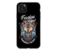 Fearless Soul Light Up the Darkest Past Wolf Dreamcatcher Case for iPhone 11 Pro Max