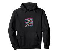 Fearless To The Finish Running Motivation Design Pullover Hoodie
