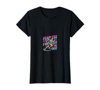 Fearless to The Finish Running Motivation Design T-Shirt