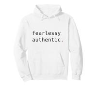 Fearlessly Authentic. Self Growth Mindset. Pullover Hoodie