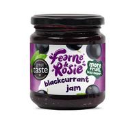 Fearne & Rosie Blackcurrant Jam, Award Winning, More Fruit & 40% Less Sugar, Vegan Friendly, Gluten Free, 100% Natural Ingredients, No Palm Oil, No Concentrates & B Corporation 320g Jar, Pack of 1