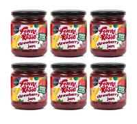 Fearne & Rosie Strawberry Jam, Award Winning, More Fruit & 40% Less Sugar, Vegan Friendly, Gluten Free, 100% Natural Ingredients, No Palm Oil, No Concentrates & B Corporation Certified 6 x 310g Jar