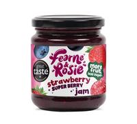 Fearne & Rosie Strawberry Superberry Jam, Award Winning, More Fruit & 40% Less Sugar, Vegan, Gluten Free, 100% Natural Ingredients, No Palm Oil, No Concentrates & B Corporation Certified 320g Jar
