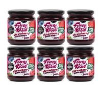 Fearne & Rosie Strawberry Superberry Jam, Sweet and Fruity Jam with 40% Less Sugar. Suitable for Vegans, 100% Natural Ingredients and No Palm Oil (6 x 310 g Jars)