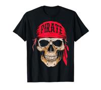 Fearsome Buccaneer - Pirate Skull Bandana T-Shirt