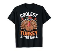 Feast Day Coolest Turkey at The Table Thanksgiving Family T-Shirt