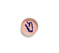 Feast Deep Plate Pink/Pepper Blue