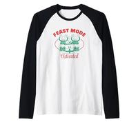 Feast Mode Activated for Festive Fun Raglan Baseball Tee