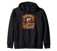 Feast Now Regret Never Opossum Thanksgiving Zip Hoodie