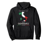 Feast of San Gennaro Festival New York Little Italy Flag Pullover Hoodie