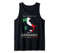 Feast of San Gennaro Festival New York Little Italy Flag Tank Top