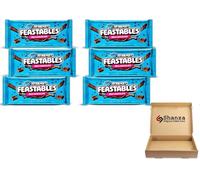 Feastables MrBeast Milk Chocolate Bar 60g x 6 Pack | Smooth Creamy Chocolate | Snack Size Multipack