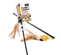 Feath 'r' Leather Dangling Cat Toy
