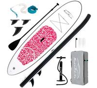 FEATH-R-LITE 10' Inflatable Ultra-Light Stand Up Paddle Board for All Skill Levels Included with SUP, Adj Paddle, Pump, Backpack, Leash