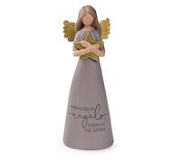 Feather and Grace 2266-13062 Protected Through The Storm Angel Figurine, 8-inch Height